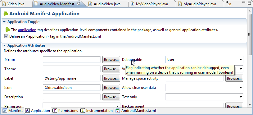 Manifest_debuggable