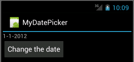 DatePickerA